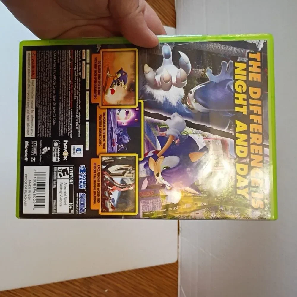 Sonic Unleashed Xbox 360 Complete With Manual CIB Microsoft